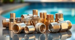 top pool heater fittings