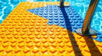 top pool ladder safety mats