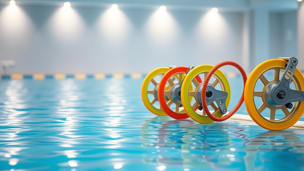 top pool lane rope reels