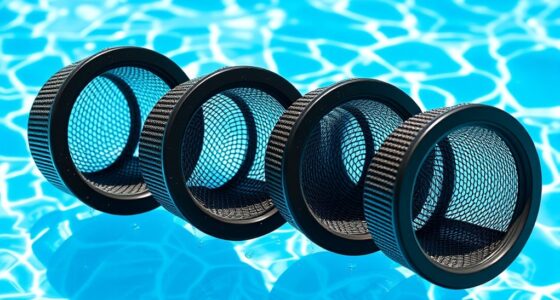 top pool pump strainer baskets