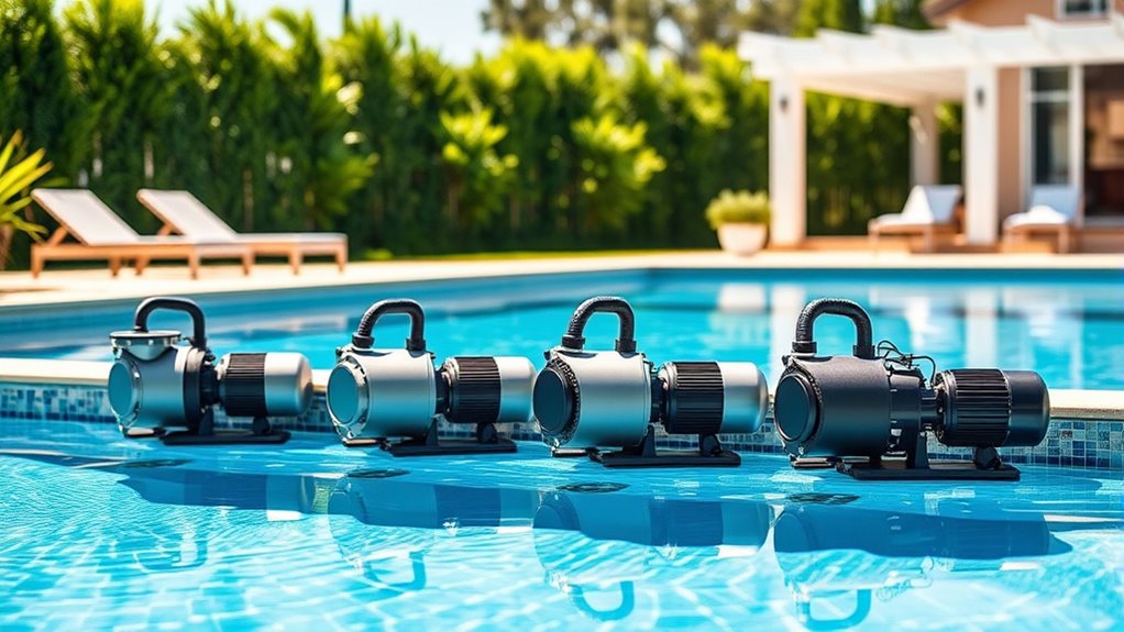 top pool pump systems