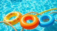top pool rope float kits