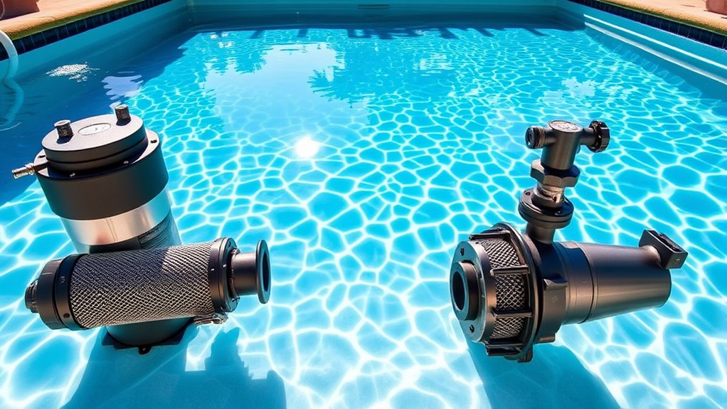 top sand pool filters