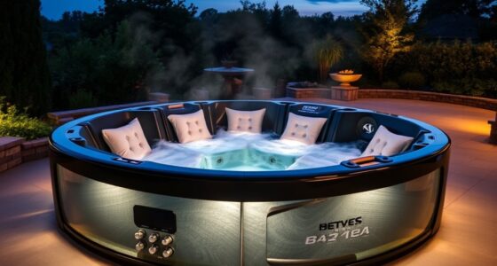 top six person hot tubs