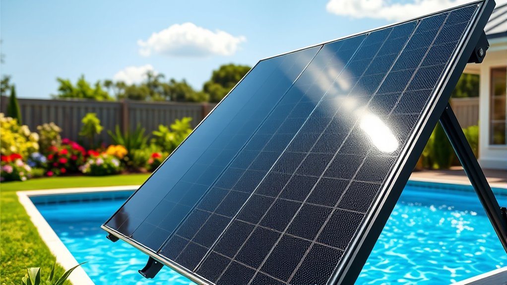 top solar pool heating panels