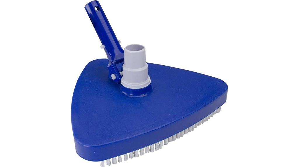 triangular pool vacuum head