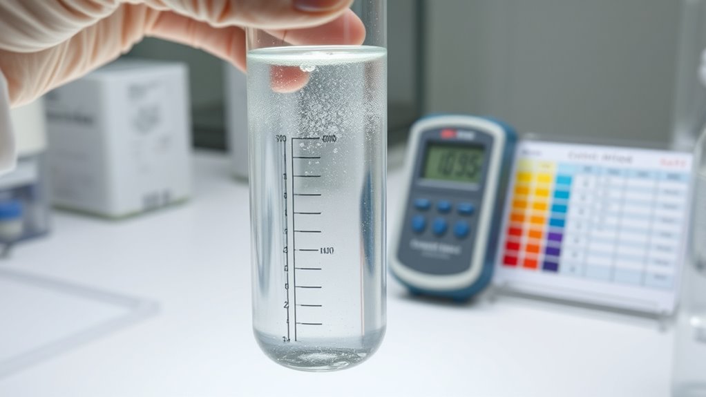turbidity based cyanuric acid test