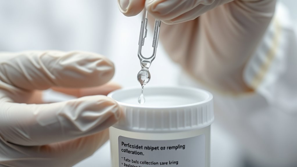 use sterile tools carefully