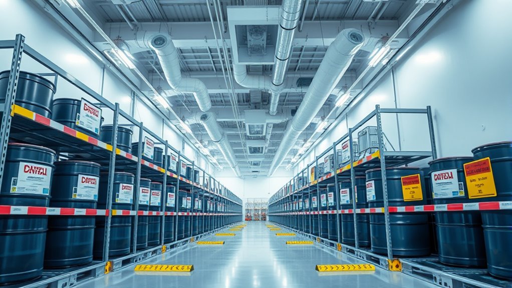 ventilation segregation spill control