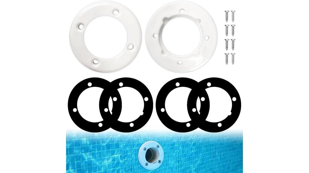 vinyl pool return plates