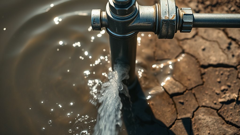 water moves from high to low