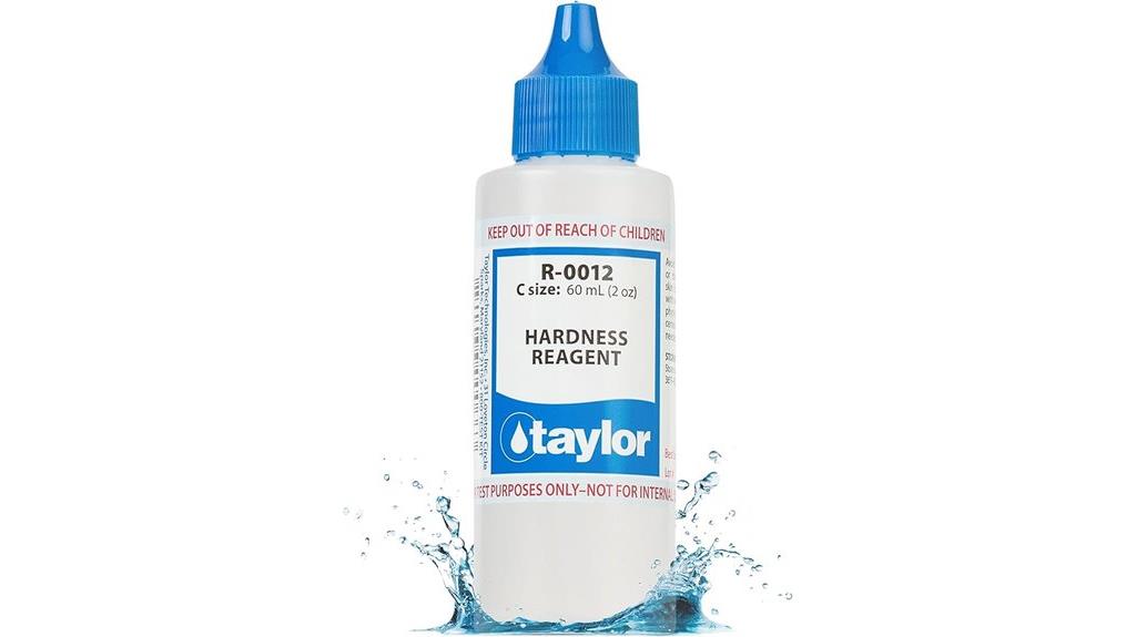 water testing reagent package