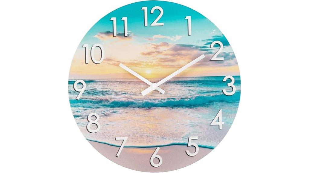waterproof 12 inch outdoor clock