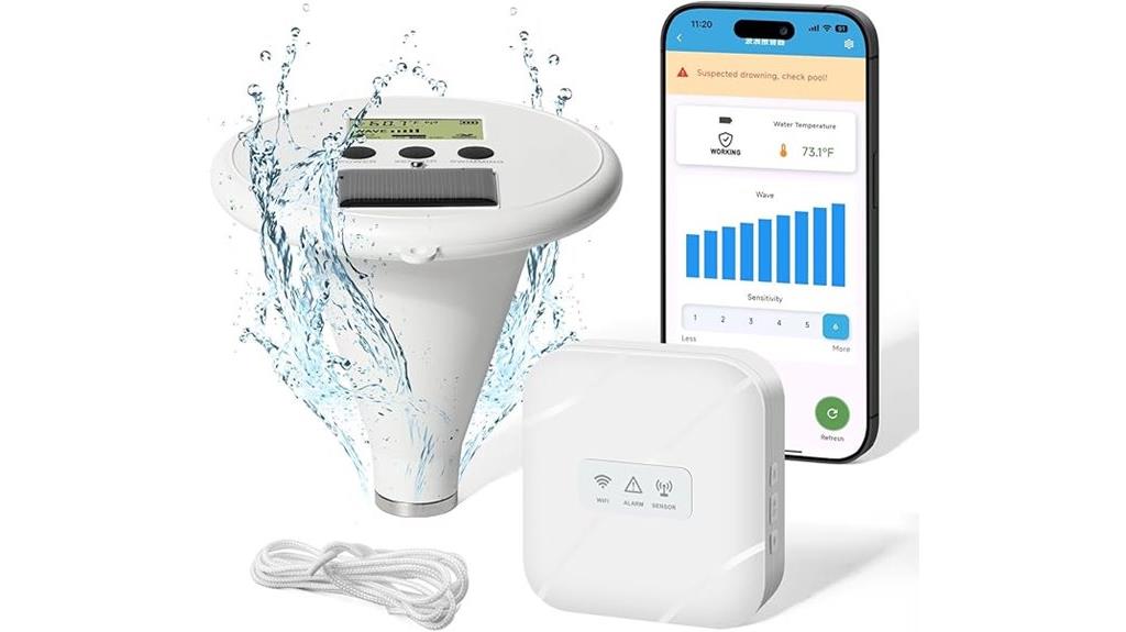 wifi pool alarm app