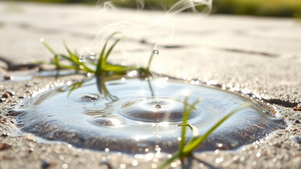 wind accelerates evaporation process