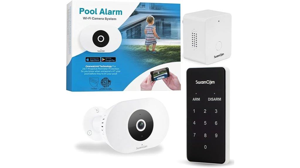 wireless pool camera alarm