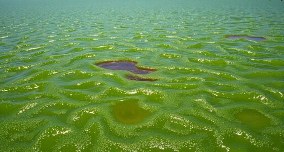 algae blooms in water