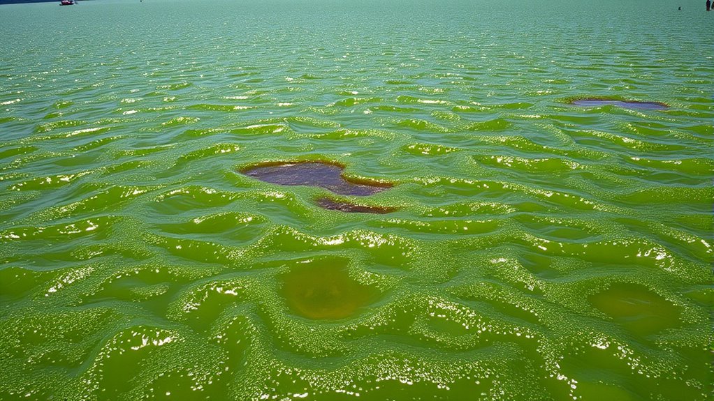 algae blooms in water
