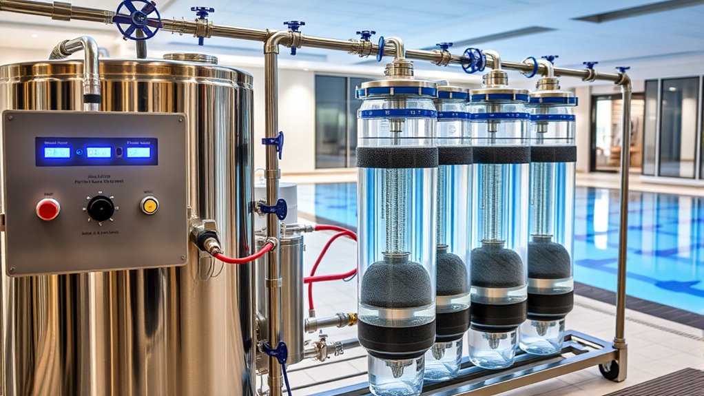 aquatic center water treatment