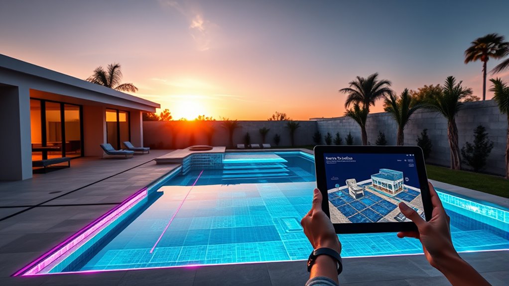 augmented reality pool design