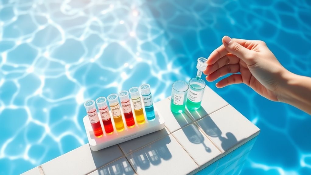 controlling pool nutrients levels