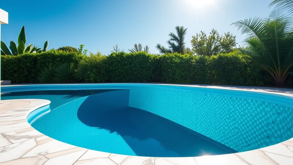 durable low maintenance fiberglass pools