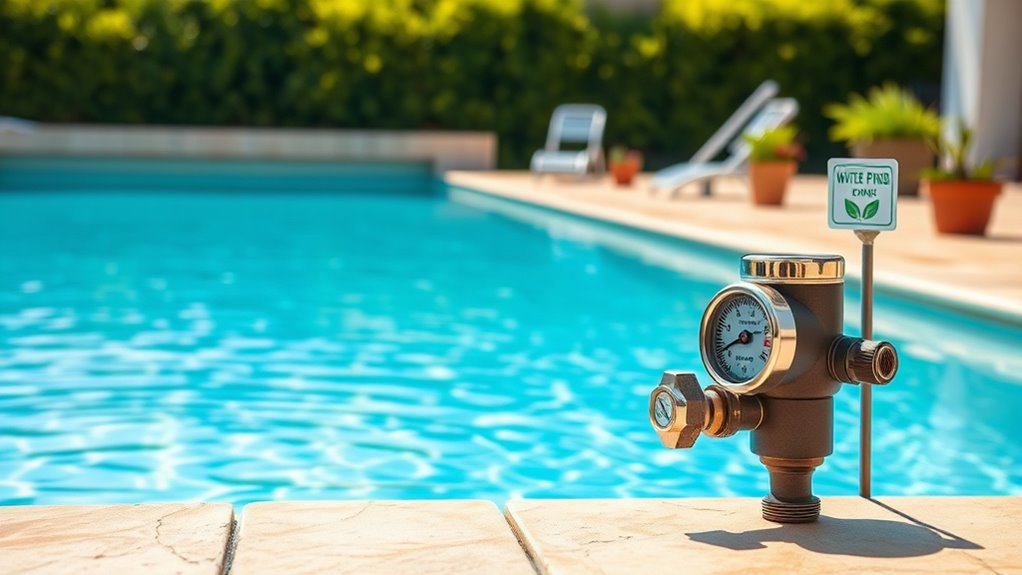 eco friendly pool water conservation