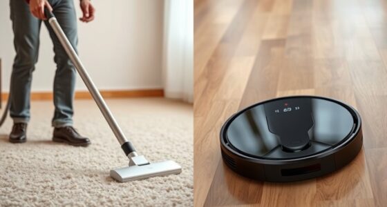 manual and automatic vacuuming