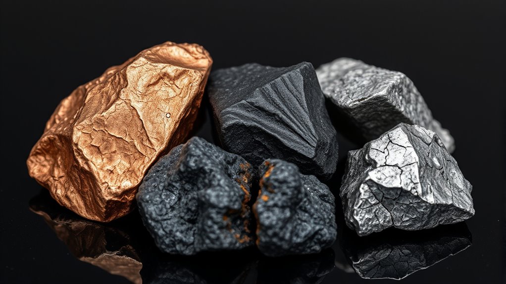 metals detected copper iron