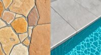 natural vs manufactured pool stone