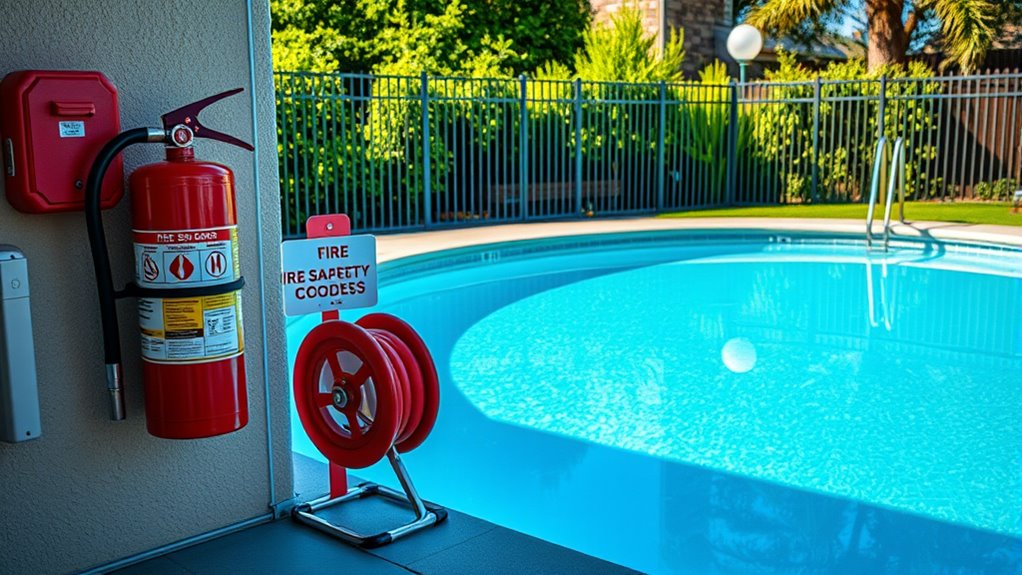 pool fire safety equipment