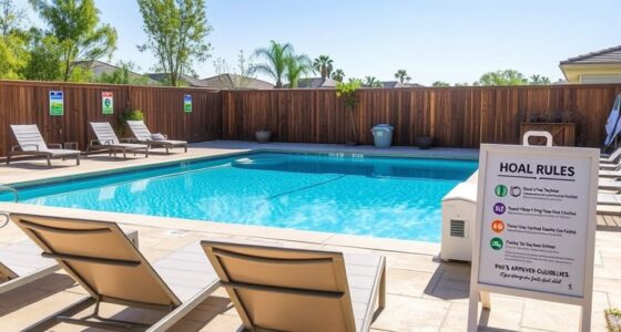 pool hoa rules compliance