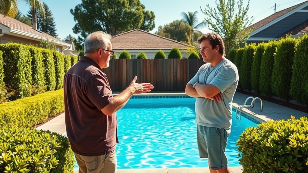 pool neighbor dispute resolution