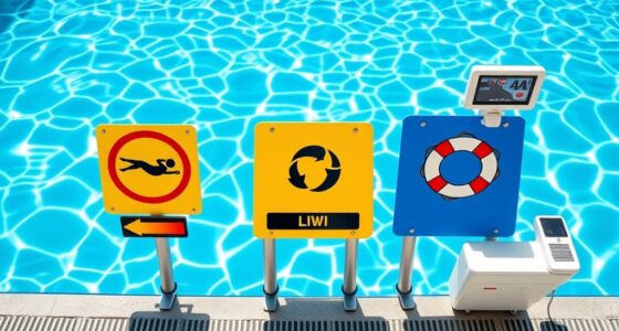 pool safety signage communication