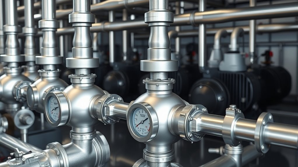 pump synchronization and pressure regulation