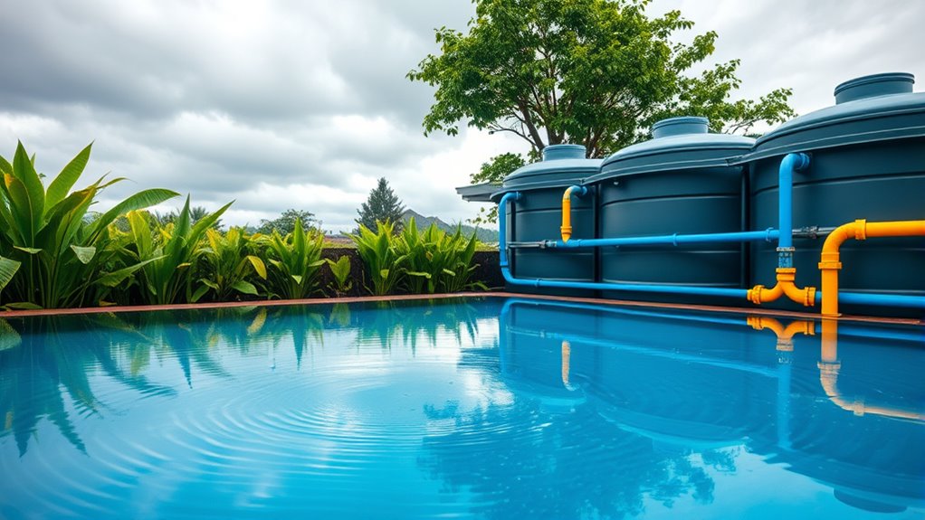 rainwater collection for pools