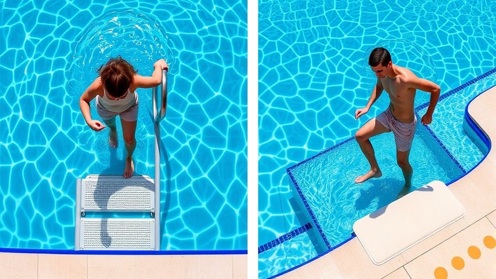 safe pool entry and exit