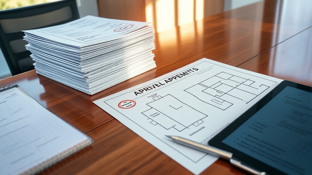 secure permits for safety