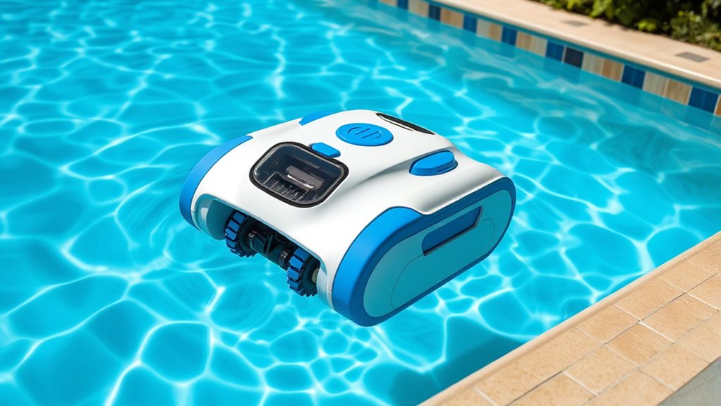 smart robotic pool cleaning