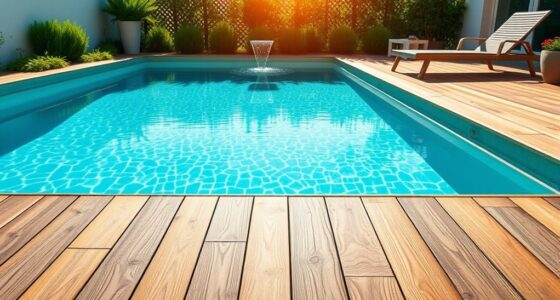 sustainable pool deck options