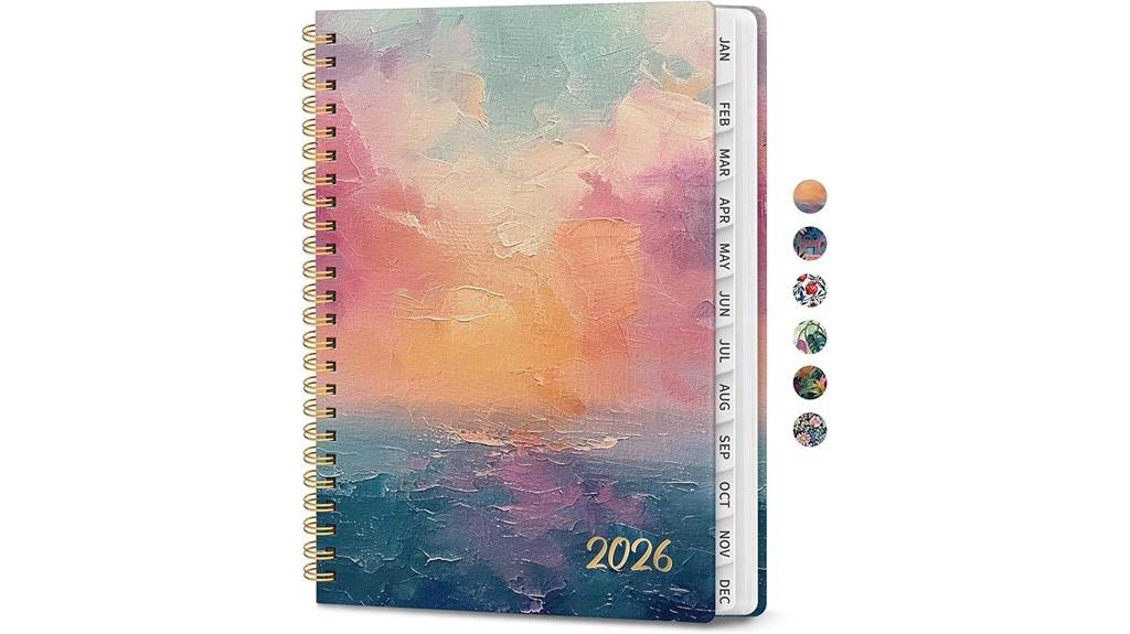 aesthetic weekly monthly planner