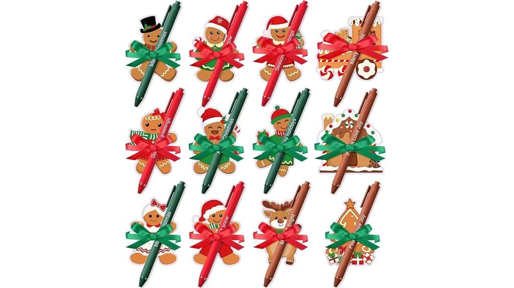 christmas themed note set