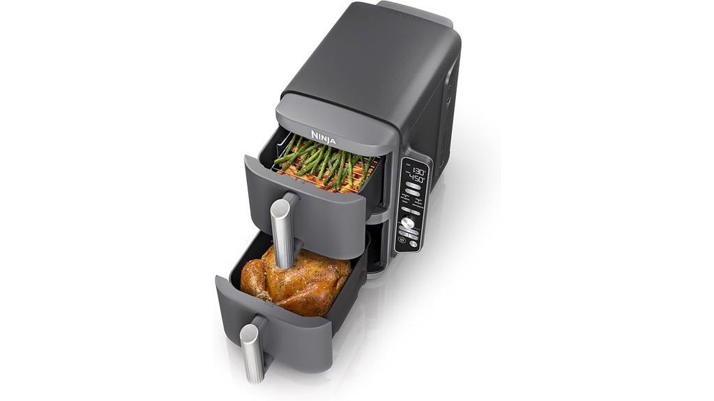 large double stack air fryer