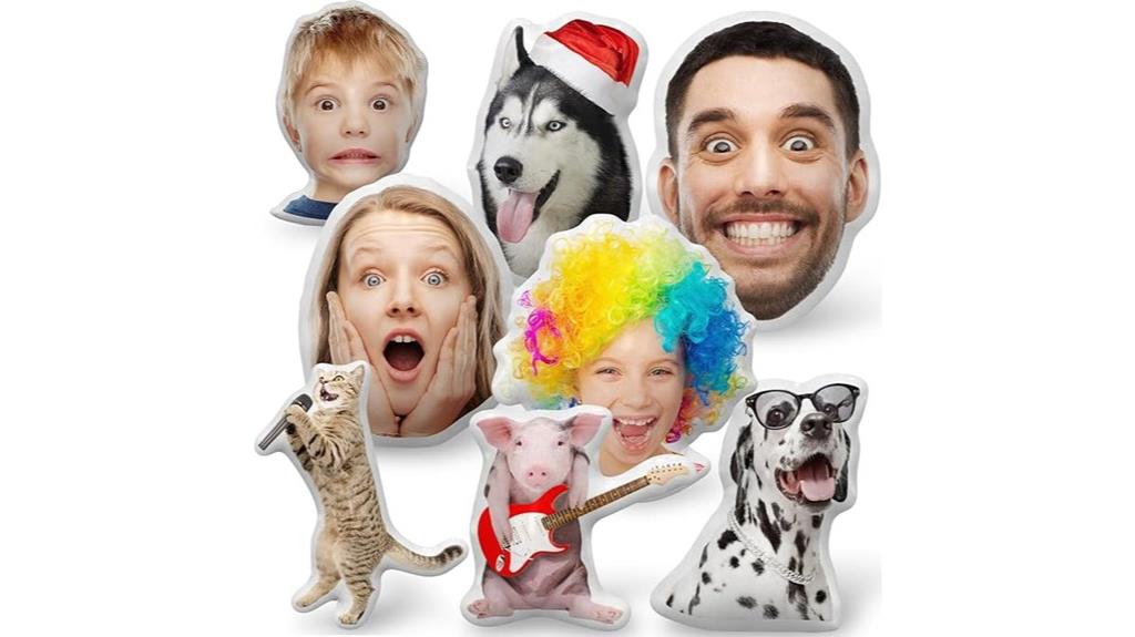 personalized elephant face pillow