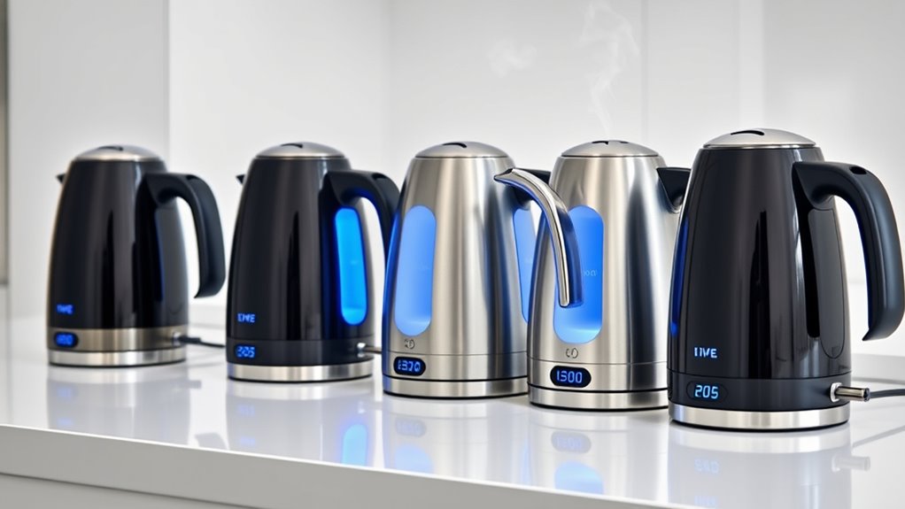 top electric kettles with temp