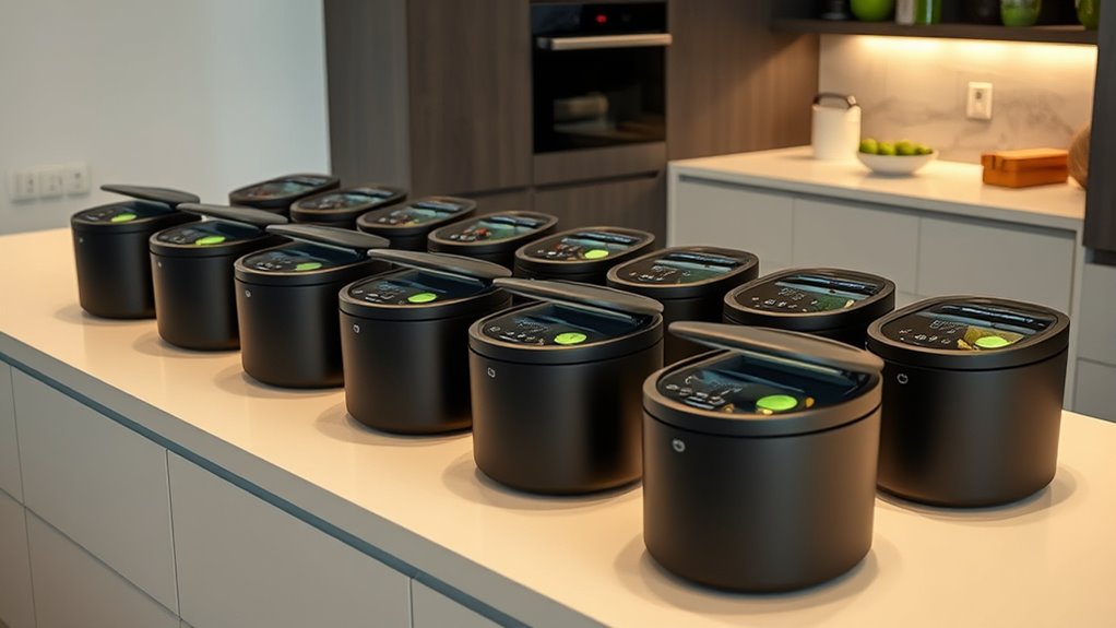 top electric kitchen compost bins