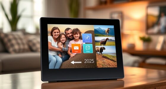 top email enabled digital frames