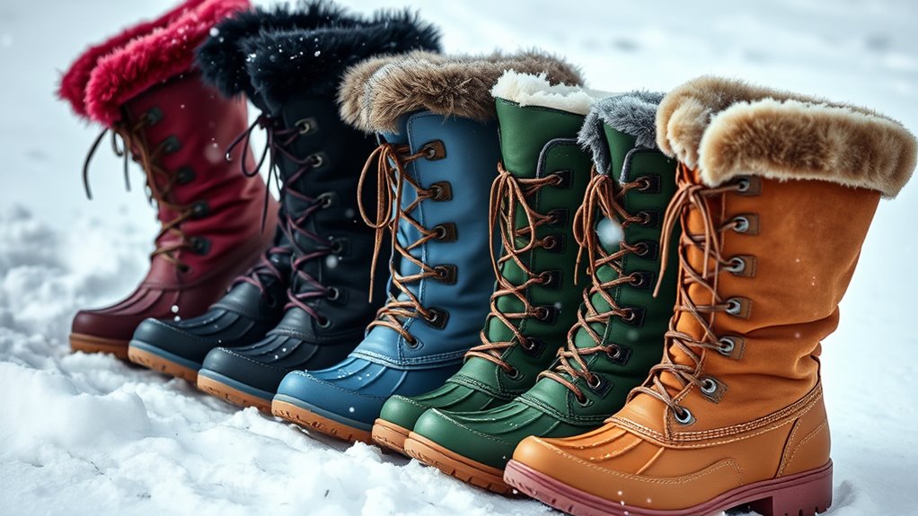 top women s waterproof snow boots