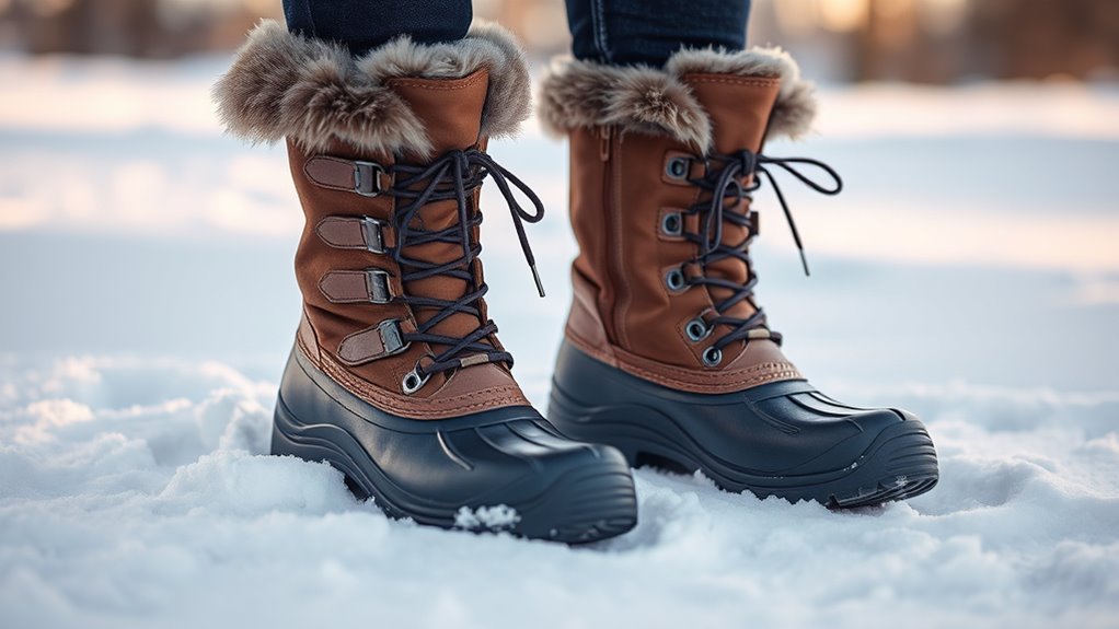 waterproof insulated traction comfort