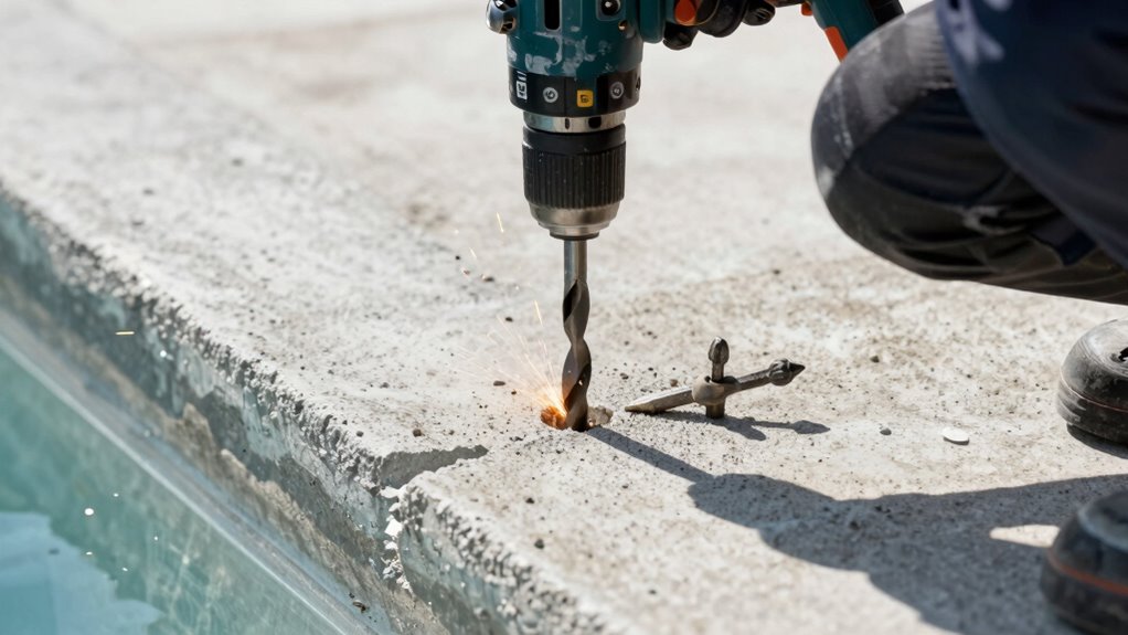 avoid damaging concrete surfaces